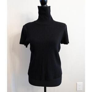 ST John Ladies Wool\Rayon Knit Turtleneck  Ladies Sweater Medium